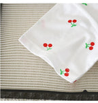 Baby Sleepwear 0-3Y Infant Pajama Set Cotton Strawberry Print Skin Friendly Baby Clothes Short Sleeve Toddler Loungewear
