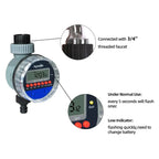 LCD Display Watering Timer Electronic Home Garden Ball Valve 0 Pressure Water Timer For Garden Irrigation Controller