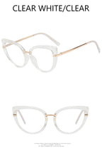 Fashion Anti Blue Light Cat Eye Glasses Frame Blue Light Blocking Eyeglasses Frame for Women Optical Eyewear Cateye Accessories