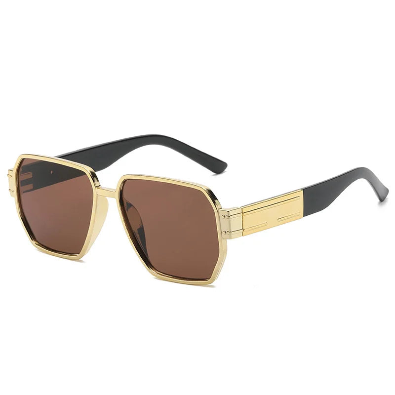 New Fashion Square Oversized Sunglasses Women Big Frame Colorful Sun Glasses Female Oculos Unisex Black Shades Gafas De Sol