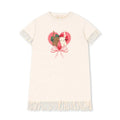 2025 KS Brand Summer Baby Girls Tassel Dresses T Shirts + Shorts Suits Sets Kids Clothes Girls Cotton Cherry Tank Dress Top 1-9Y