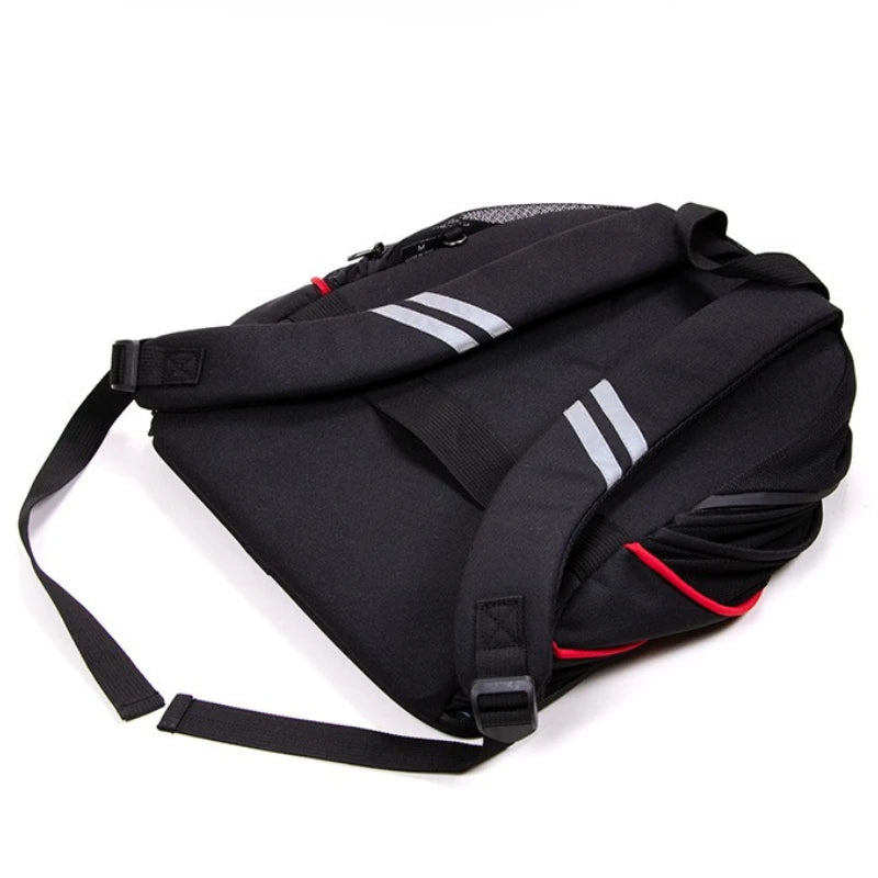 Breathable Expandable Pet Backpack for Cats & Dogs Convertible Carrier with Ventilation Hands-Free Travel Bag & Portable Pet Bed