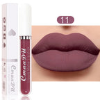 18 Colors Single Velvet Matte Liquid Lipstick Waterproof Non-Stick Waterproof Smudge-Proof Long-Lasting Mist Lip Gloss