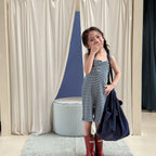 2026 Summer New Children Loose Casual Overalls Toddler Girls Sling Jumpsuit Cotton Boys Thin Striped Strap Shorts Kids Clothes
