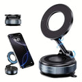 [Upgrade 360° Phone Holder] 360° Adjustable Vacuum Magnetic Mount Car Phone Holder Upgrade Version Compatible with Cars Mirrors