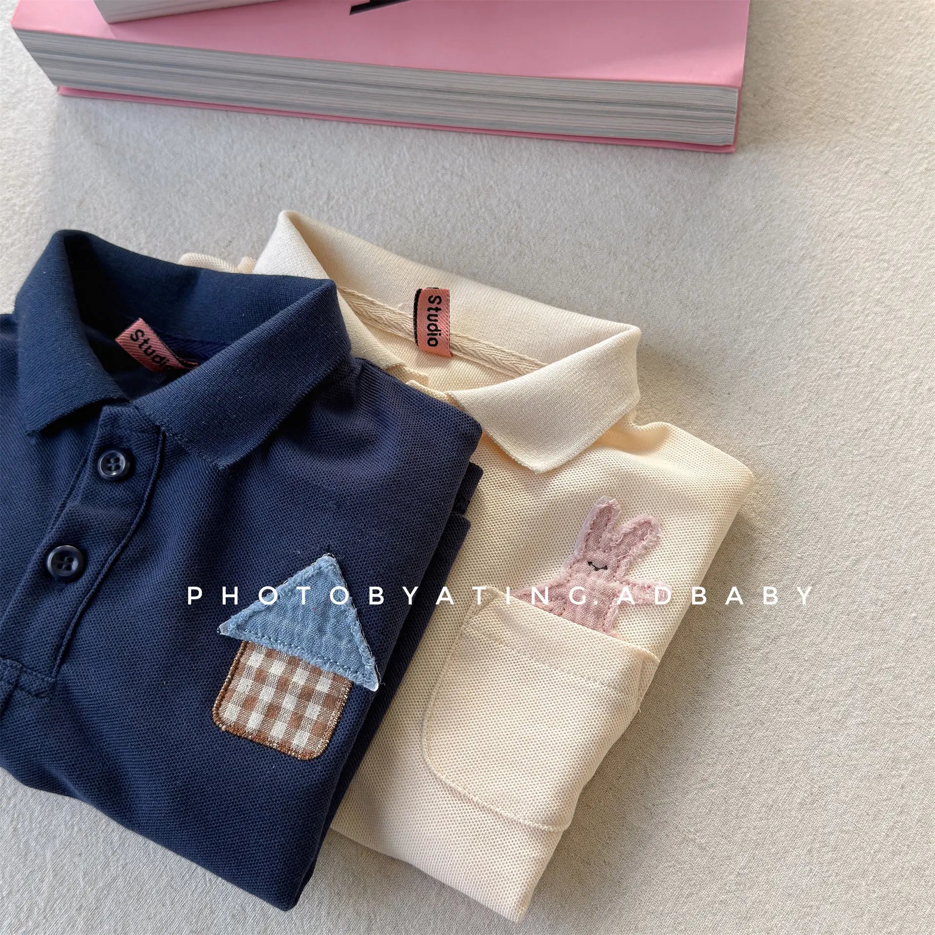 2026 Summer New Children Short Sleeve T Shirts Cotton Boys Casual Polo Shirts Girls Cute Cartoon Lapel Tops Kids Clothes