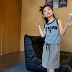 2026 Summer New Children Sleeveless T Shirts Cotton Toddler Girls Casual Vest Baby Thin Letter Print T Shirts Kids Clothes