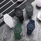 Top Brand Men Calendar Watch Luxury Business Quartz Watch Sports Plastic Watch Students Women Watches Reloj Hombre Dropshipping