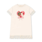 2025 KS Brand Summer Baby Girls Tassel Dresses T Shirts + Shorts Suits Sets Kids Clothes Girls Cotton Cherry Tank Dress Top 1-9Y