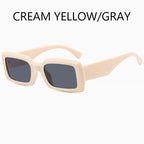 2022 Pink Shades Women Small Sunglasses Black Fashion Square Glasses Vintage Retro Green Glasses Female Unisex Oculos Feminino