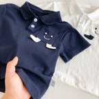2026 Summer New Children Short Sleeve T Shirts Cotton Boys Girls Cute Cartoon Polo Shirts Toddler Casual T Shirts Kids Clothes