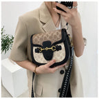 Luxury Versatile Women's Chain Bag Handbags 2024 Hot Sale Retro Designer Crossbody Shoulder Purses Small Square Bag Women Clutch