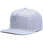 American Flag Embroidery Hip-hop Hats Outdoor Adjustable Casual Baseball Caps Sunscreen Hat