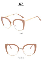 Quality Cat Eye Half Frame Oversized Frame Glasses Anti-blue Light 2023 New Glasses Frame Ins Retro Trend Fashion Glasses 2023