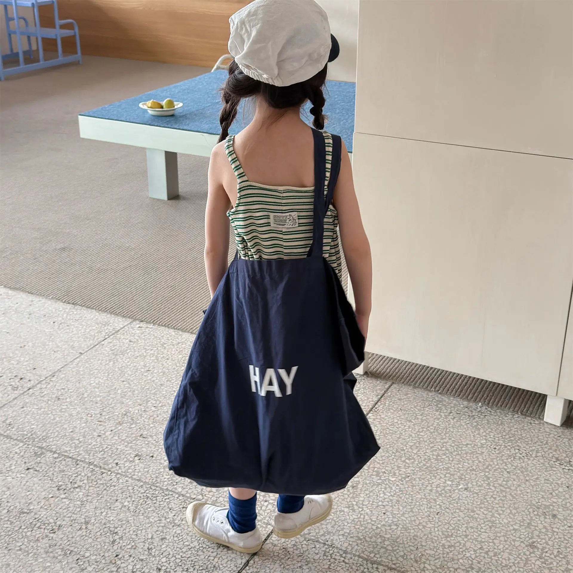 2026 Summer New Children Loose Casual Overalls Toddler Girls Sling Jumpsuit Cotton Boys Thin Striped Strap Shorts Kids Clothes