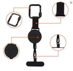 Retractable Lanyard Anti-Theft Phone Holder Travel Cellphone Lanyard Strap Smartphone Safety Tether With Belt Clip