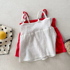 2026 Summer New Children Sleeveless Loose T Shirts Cotton Girls Versatile Sling Vest Toddler Thin Casual Tops Kids Clothes