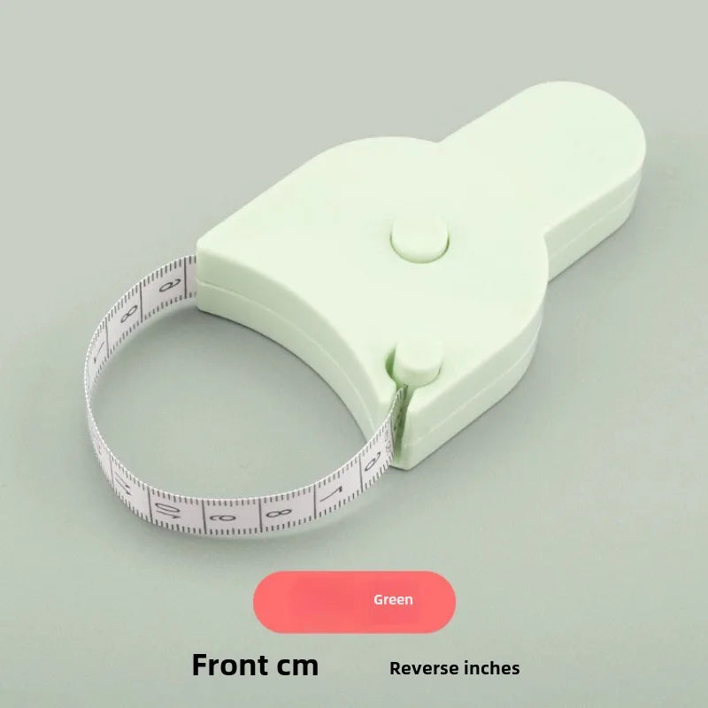 Self-tightening Body Measuring Tape Ruler 150cm/60 Inch Sewing Tailor Dressmaking Measure Ruler Meter Film for Waist Chest Legs