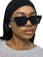 Classic Rectangle Small Sunglasses Women Men Square Personality Sun Glasses Vintage Fashion Ins Glasses Frame Shades UV400