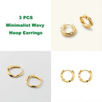 New Hot Sell Trendy Plated Gold Color Circle Earrings for Women Ear Hoop Earring Classic Jewelry