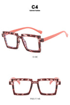Retro Personality Rectangular Glasses Frame Woman Man Brand Designer Fashion Square Eyeglasses TR90 Eyewear with Pouch & Cloth