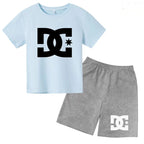 Children's Summer Sets - Boys and girls' 3-13 age group daily wear sports Tshirts,casual short-sleeved shorts,cute gift clothing
