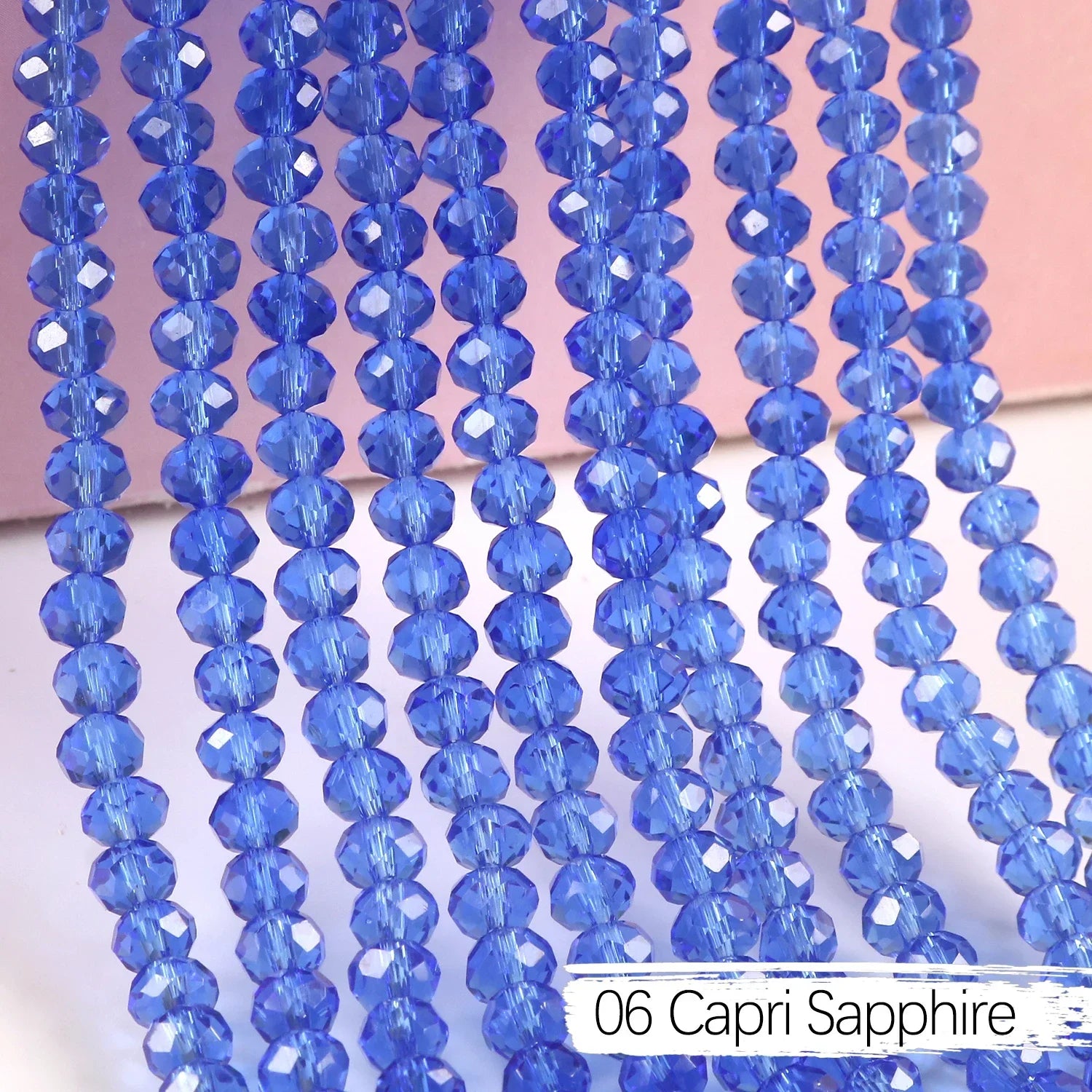 2mm 4mm 6mm 8mm Rondelle Austria Crystal Beads Faceted Glass Beads Loose Spacer Beads for DIY Bracelet Garment Making