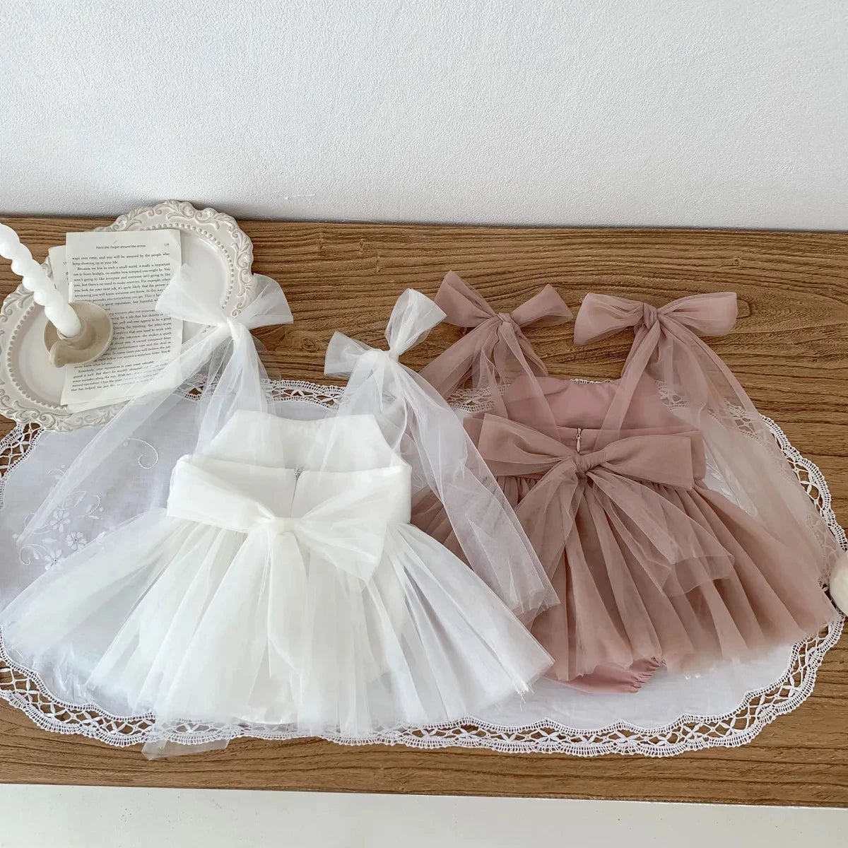 2026 Summer Baby Clothes Infant Girls Party Dress Lace Bodysuits & One-pieces 100-day Photo Dress Baby Photograph Clothing