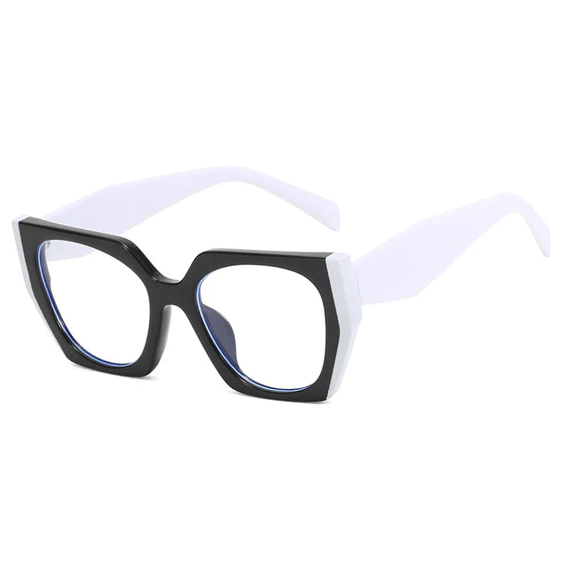 Fashion Luxury Brand Oversized Square Glasses Frame For Women Retro Colorful Cat Eye Sun Glasses Hot Quality Shades Eyeglass