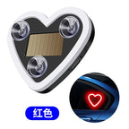 New Solar Atmosphere Light Heart-shaped Dynamic Gradient LED Fit Car Interior Ambient Light Decoration Accessory RGB