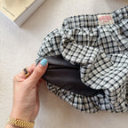 2026 Summer New Children Plaid Shorts Cotton Girls Cute Loose Culottes Kids Fashion Casual Shorts Toddler Clothes
