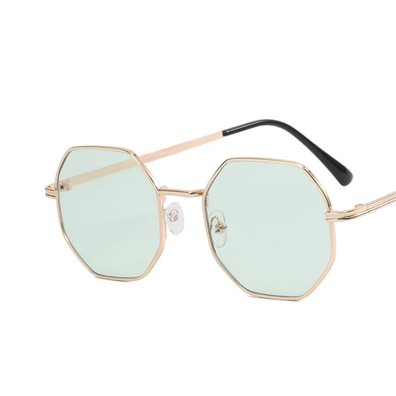 Square Sunglasses Women Brand Designer Vintage Small Frame Gradient Glasses Round Polygon Eyewear Candy Colors Oculos De Sol