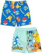 2026 Anime Pikachu Summer Swimming Shorts Suitable for Adults and Children Beach Vacation Shorts Adult Shorts Sleep Shorts