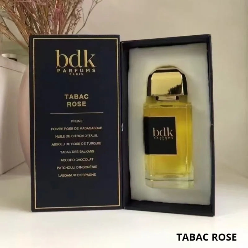 Luxury Perfume Unisex Perfume Long Lasting Cherry Pink Pepper Fragrance Black Vanilla Tonka Bean Amber Elegant Scent Wears 100ml