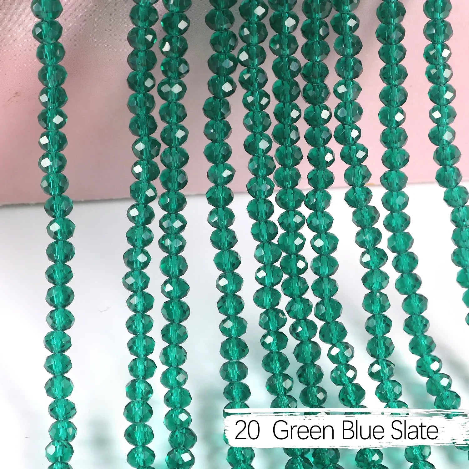 2mm 4mm 6mm 8mm Rondelle Austria Crystal Beads Faceted Glass Beads Loose Spacer Beads for DIY Bracelet Garment Making