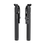 170cm Extendable Selfie Stick Tripod, Carbon Fiber Texture, Bluetooth Remote Control, Portable Phone Stand for Vlog & Live