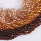 2mm 4mm 6mm 8mm Rondelle Austria Crystal Beads Faceted Glass Beads Loose Spacer Beads for DIY Bracelet Garment Making
