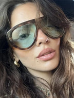 Fashion Oversized Hip Hop Sunglasses Men Women Shades Brand Designer Sun Glasses Trend Male Punk Eyewear Female UV400