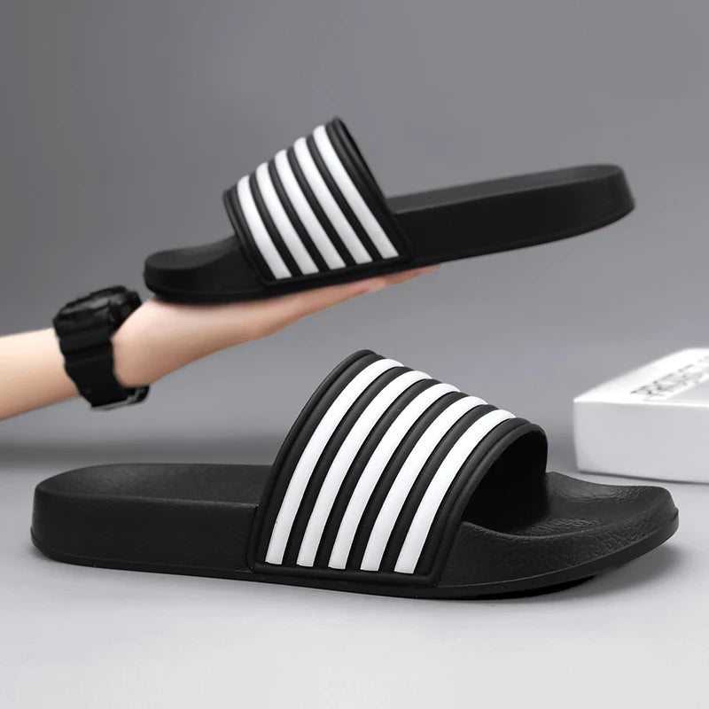 QZHSMY Shoes Men Summer New Men Casual Sports Slippers For Men Wear EVA Soft-Soled Indoor Sandals Male Flip-Flops Fast Shipping