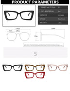 Fashion Square Eyeglasses Frames for Women Men Anti Blue Light Rectangle Glasses Frame Optical Computer Cat Eye Eyewear