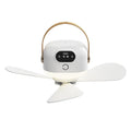 Rechargeable Ceiling Fan Light Energy Saving with Remote Control Hanging Fan Light 3 Gears Intelligent Electric Fan Night Lamp