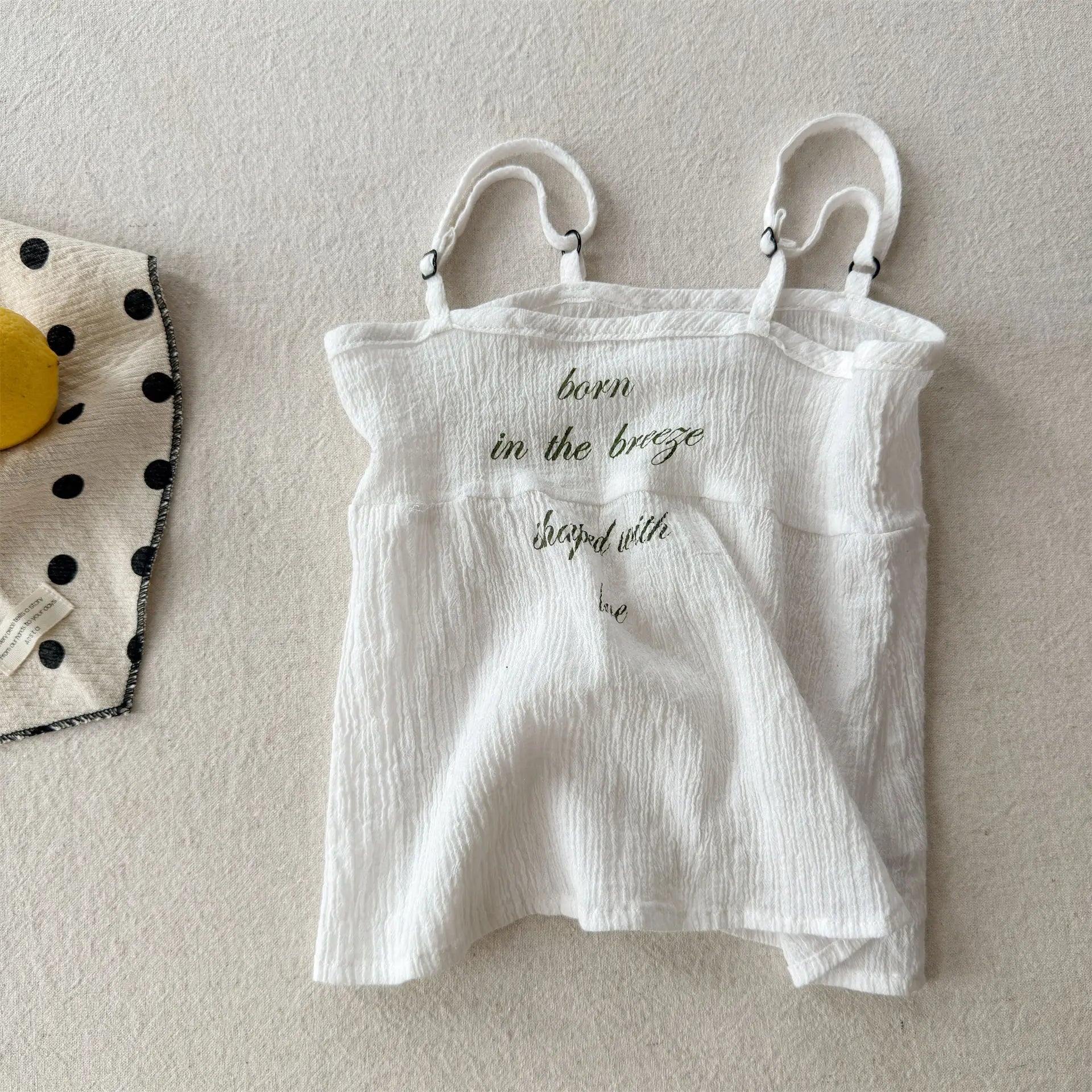 2026 Summer New Children Sleeveless Loose T Shirts Cotton Girls Versatile Sling Vest Toddler Thin Casual Tops Kids Clothes