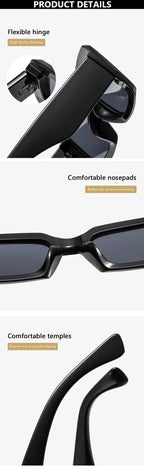 2022 Pink Shades Women Small Sunglasses Black Fashion Square Glasses Vintage Retro Green Glasses Female Unisex Oculos Feminino