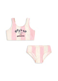 2026 New KS Baby Girls Swimwear One Piece Summer Kids Beach Wear Girls Swimsuit Monokini Children Ruffle Princess Bikinis Sets