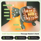 New Neck Massager Finger Pressure Shiatsu Neck Back and Shoulder Massager Electric Kneading Neck Deep Massage Muscle Relax