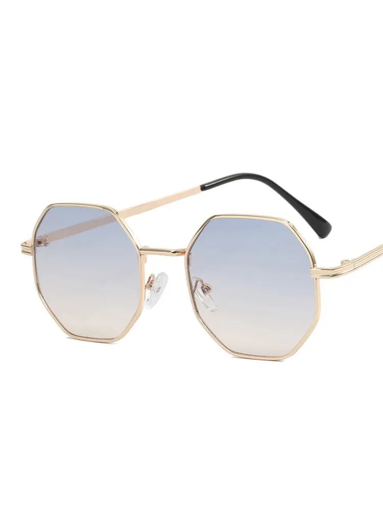 Square Sunglasses Women Brand Designer Vintage Small Frame Gradient Glasses Round Polygon Eyewear Candy Colors Oculos De Sol