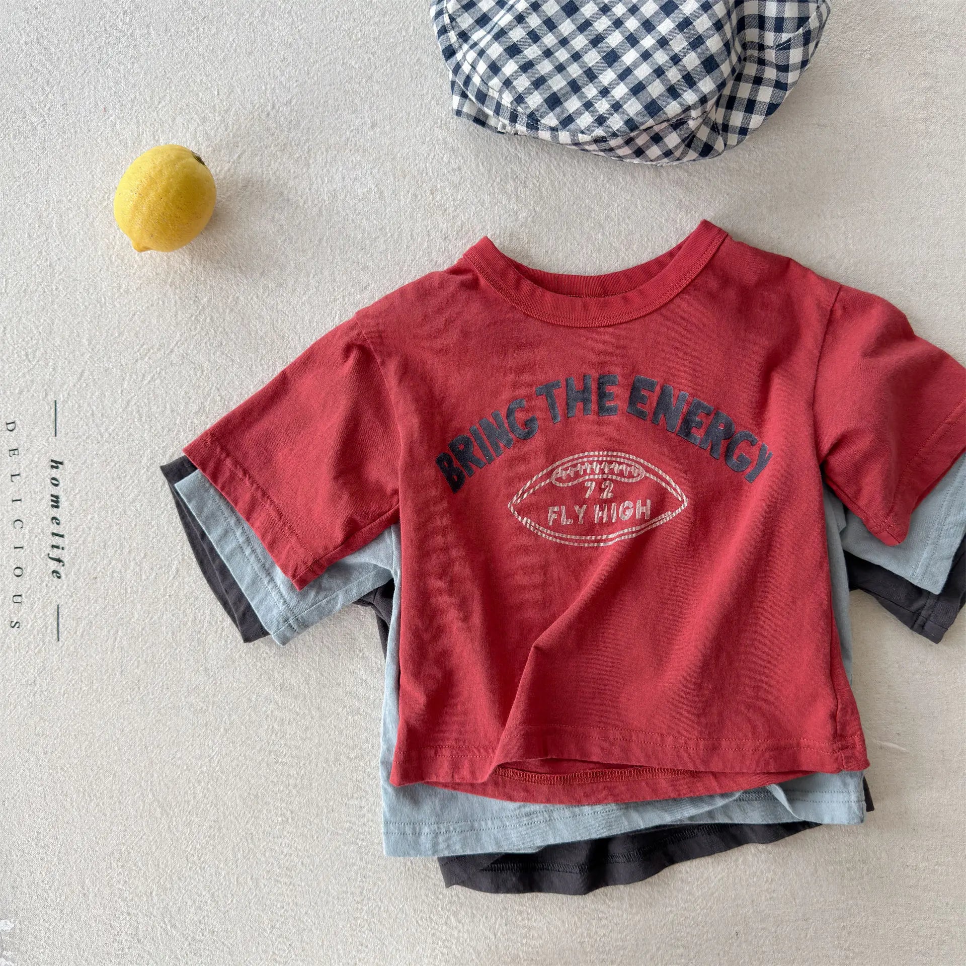 2026 Summer New Children Short Sleeve T Shirts Cotton Boys Letter Print Casual Tee Baby Girls O-neck Loose Tops Kids Clothes
