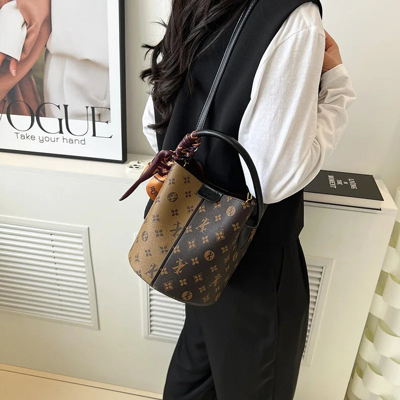 Classic Luxury Women'S Shoulder Bag Fashionable Print Retro Crossbody Bags For Women Designer Handbag Purses Clutch Travel Tote