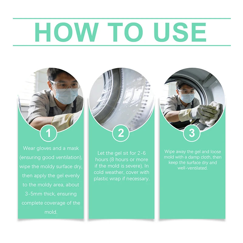 Seal Grout Home Stain Cleaner Powerful Deep Cleaning Gel Remove Mold Stain From Tiles Appliance Seal Gapsversatile For Bathroom