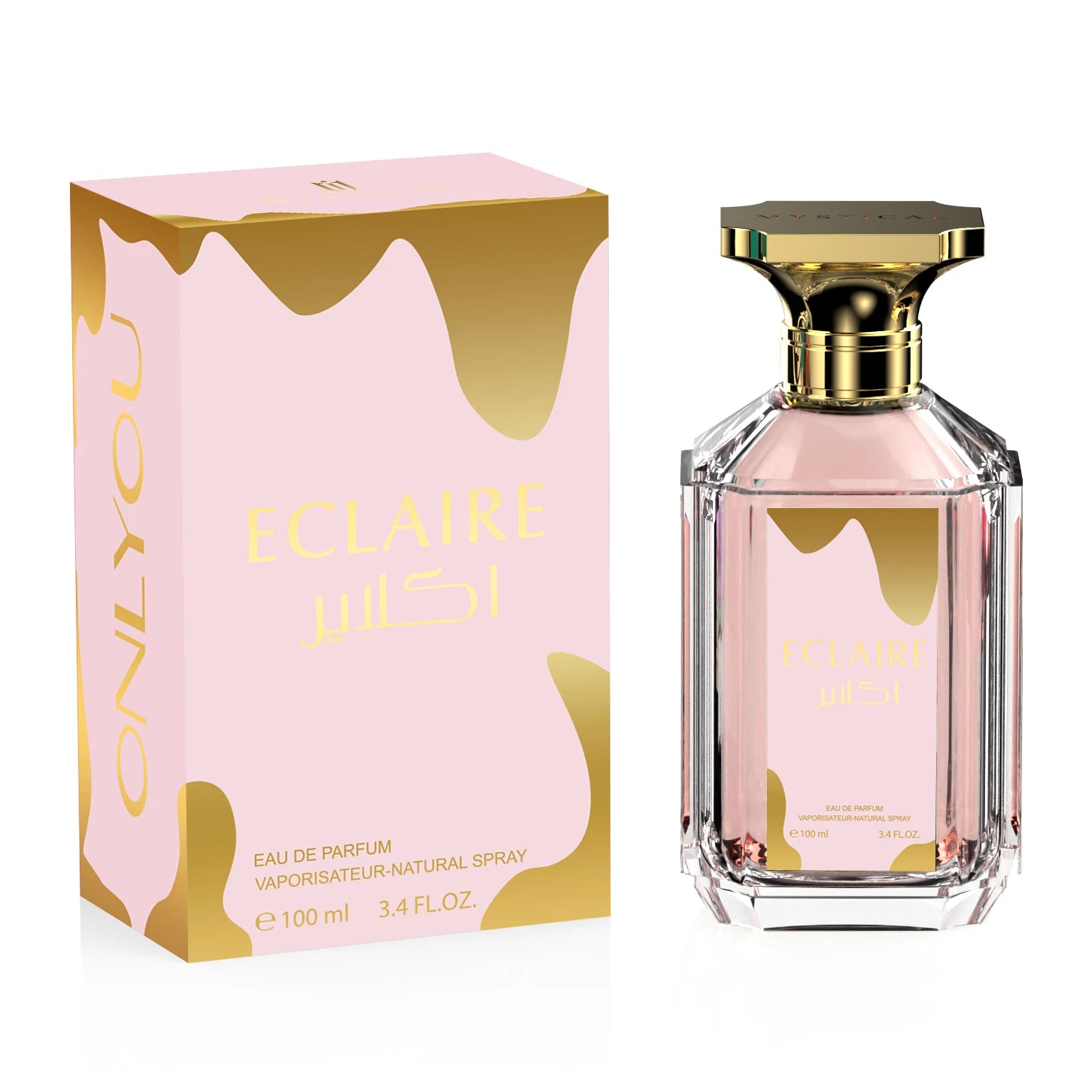 Eclaire Perfume - Vanilla, Caramel, Sweet, Floral - Eau de Parfum Long-Lasting Fragrance for Women, 3.40 Ounce / 100 ML